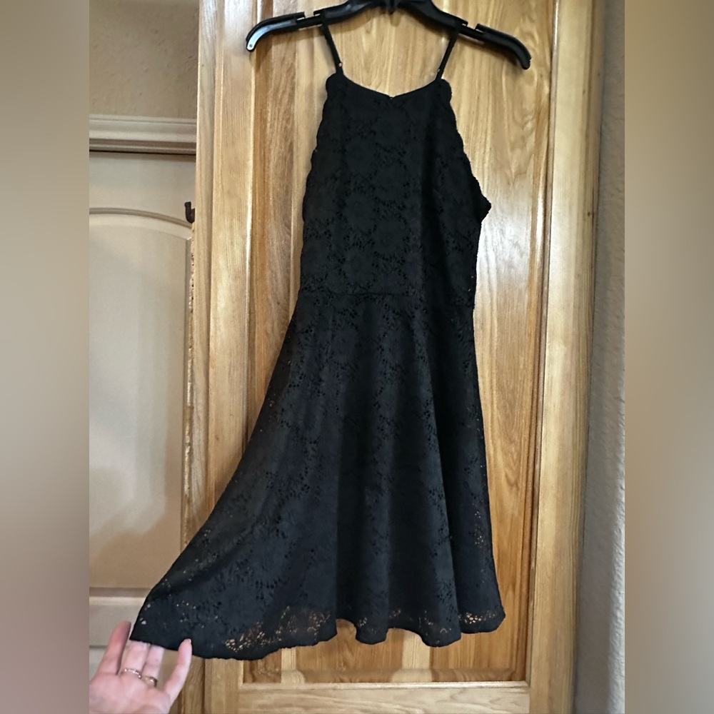 No Boundaries Blue High Low A-line Dress